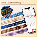Carta per etichette e nastro da 12 mm per stampante, Blue Ribbon, Brown Ribbon, Beige Ribbon, Pink Ribbon, White Background Black Text, White Background Red Text, White Background Gold Text, White Background Blue Text, Black Background Gold Text       ...