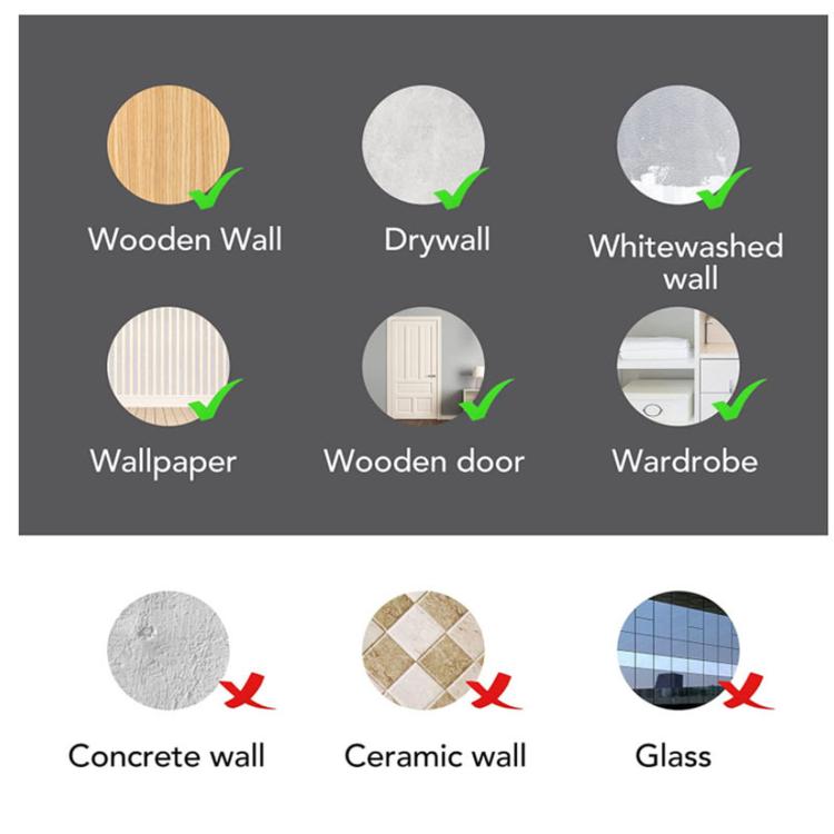 Kit per appendere quadri da 250 pezzi/scatola, ganci per cornici resistenti con viti e filo metallico., 250 PCS/Box