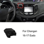 Per base di supporto per telefono da auto Changan con guida a sinistra, 12-15 Eado, 12-16 CS35, 12-16 CS75, 12-17 Ono, 14-15 BenBen / 16-19 BenBen EV / 21 BenBen E-Star, 16-17 Eado, 16-19 CX70, 17-19 CS55, 17-21 Kaicheng Ono S, 17 CS75, 17 CS35        ...