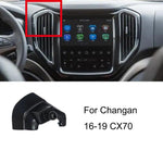 Per base di supporto per telefono da auto Changan con guida a sinistra, 12-15 Eado, 12-16 CS35, 12-16 CS75, 12-17 Ono, 14-15 BenBen / 16-19 BenBen EV / 21 BenBen E-Star, 16-17 Eado, 16-19 CX70, 17-19 CS55, 17-21 Kaicheng Ono S, 17 CS75, 17 CS35        ...
