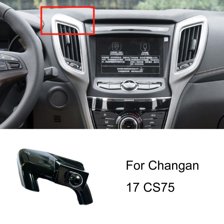 Per base di supporto per telefono da auto Changan con guida a sinistra, 12-15 Eado, 12-16 CS35, 12-16 CS75, 12-17 Ono, 14-15 BenBen / 16-19 BenBen EV / 21 BenBen E-Star, 16-17 Eado, 16-19 CX70, 17-19 CS55, 17-21 Kaicheng Ono S, 17 CS75, 17 CS35        ...