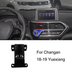 Per base di supporto per telefono da auto Changan con guida a sinistra, 12-15 Eado, 12-16 CS35, 12-16 CS75, 12-17 Ono, 14-15 BenBen / 16-19 BenBen EV / 21 BenBen E-Star, 16-17 Eado, 16-19 CX70, 17-19 CS55, 17-21 Kaicheng Ono S, 17 CS75, 17 CS35        ...