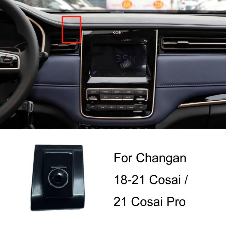 Per base di supporto per telefono da auto Changan con guida a sinistra, 12-15 Eado, 12-16 CS35, 12-16 CS75, 12-17 Ono, 14-15 BenBen / 16-19 BenBen EV / 21 BenBen E-Star, 16-17 Eado, 16-19 CX70, 17-19 CS55, 17-21 Kaicheng Ono S, 17 CS75, 17 CS35        ...