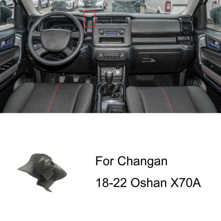 Per base di supporto per telefono da auto Changan con guida a sinistra, 12-15 Eado, 12-16 CS35, 12-16 CS75, 12-17 Ono, 14-15 BenBen / 16-19 BenBen EV / 21 BenBen E-Star, 16-17 Eado, 16-19 CX70, 17-19 CS55, 17-21 Kaicheng Ono S, 17 CS75, 17 CS35        ...