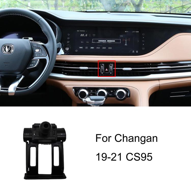 Per base di supporto per telefono da auto Changan con guida a sinistra, 12-15 Eado, 12-16 CS35, 12-16 CS75, 12-17 Ono, 14-15 BenBen / 16-19 BenBen EV / 21 BenBen E-Star, 16-17 Eado, 16-19 CX70, 17-19 CS55, 17-21 Kaicheng Ono S, 17 CS75, 17 CS35        ...