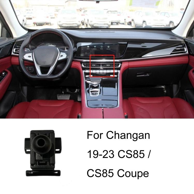 Per base di supporto per telefono da auto Changan con guida a sinistra, 12-15 Eado, 12-16 CS35, 12-16 CS75, 12-17 Ono, 14-15 BenBen / 16-19 BenBen EV / 21 BenBen E-Star, 16-17 Eado, 16-19 CX70, 17-19 CS55, 17-21 Kaicheng Ono S, 17 CS75, 17 CS35        ...
