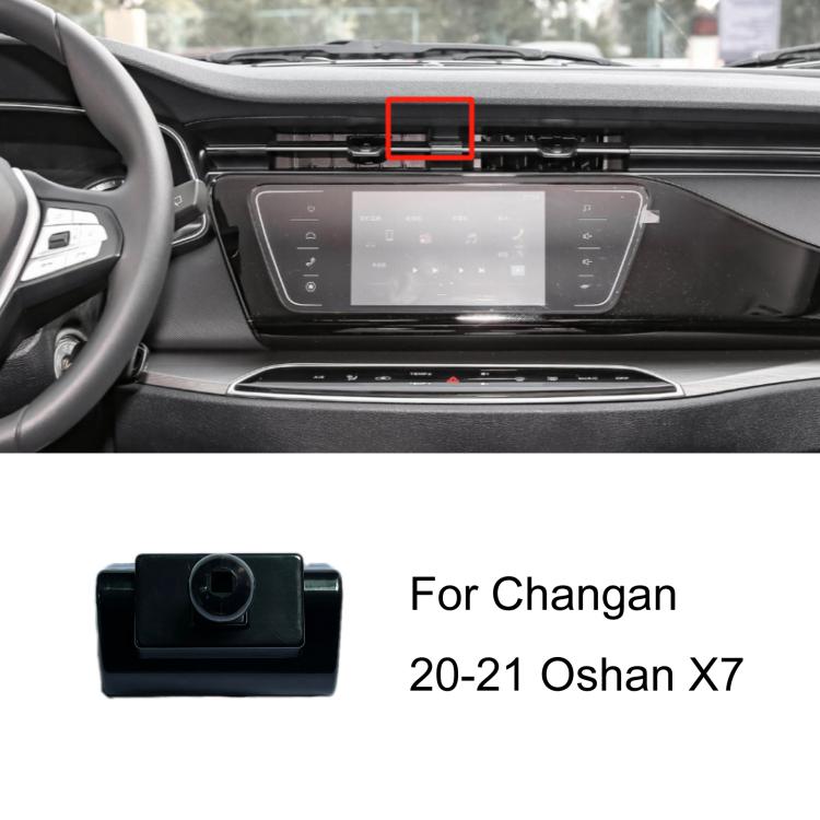 Per base di supporto per telefono da auto Changan con guida a sinistra, 12-15 Eado, 12-16 CS35, 12-16 CS75, 12-17 Ono, 14-15 BenBen / 16-19 BenBen EV / 21 BenBen E-Star, 16-17 Eado, 16-19 CX70, 17-19 CS55, 17-21 Kaicheng Ono S, 17 CS75, 17 CS35        ...