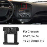 Per base di supporto per telefono da auto Changan con guida a sinistra, 20-21 BenBen E-Star Dual Screen Navigation Version, 20-22 Raeton CC / 18-20 Ruicheng CC, 20-22 UNI-T, 20-22 Star 5 / 19-21 Shenqi T10, 21-22 Oshan X5, 21 Eado / 20-22 Eado Plus    ...