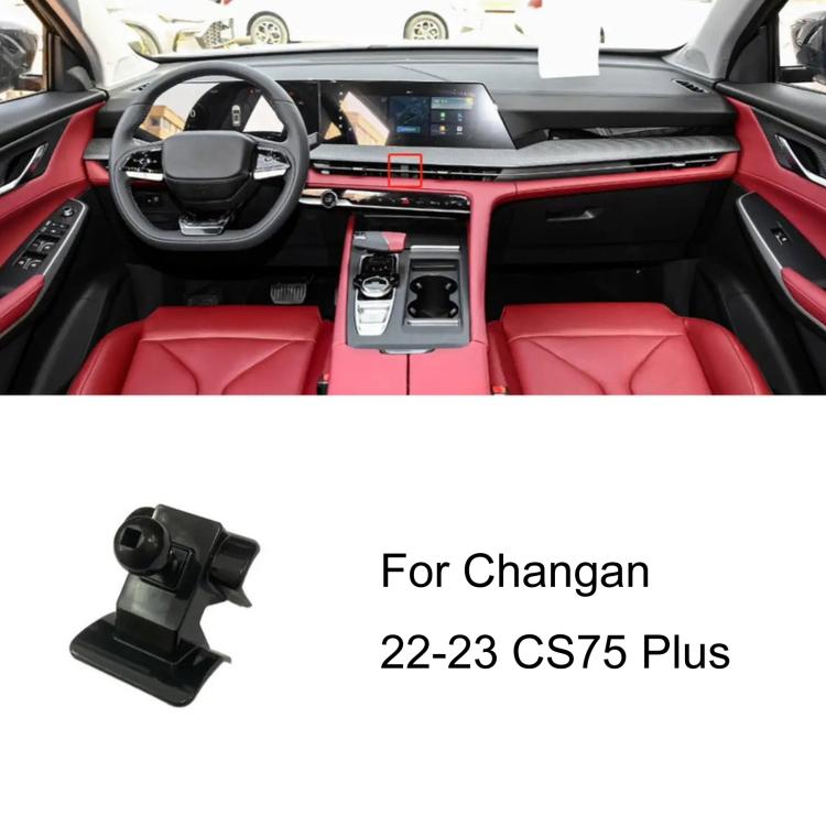 Per base di supporto per telefono da auto Changan con guida a sinistra, 20-21 BenBen E-Star Dual Screen Navigation Version, 20-22 Raeton CC / 18-20 Ruicheng CC, 20-22 UNI-T, 20-22 Star 5 / 19-21 Shenqi T10, 21-22 Oshan X5, 21 Eado / 20-22 Eado Plus    ...