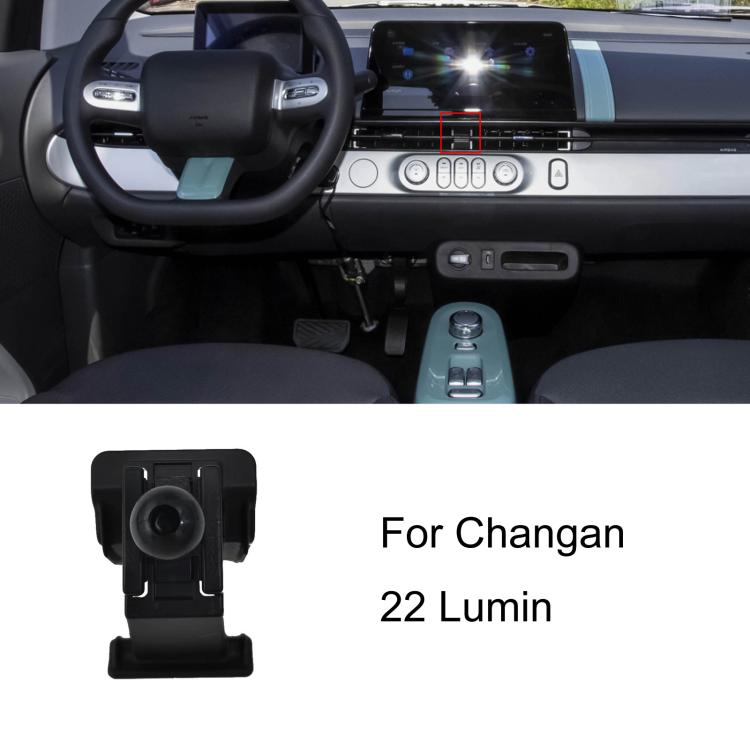 Per base di supporto per telefono da auto Changan con guida a sinistra, 20-21 BenBen E-Star Dual Screen Navigation Version, 20-22 Raeton CC / 18-20 Ruicheng CC, 20-22 UNI-T, 20-22 Star 5 / 19-21 Shenqi T10, 21-22 Oshan X5, 21 Eado / 20-22 Eado Plus    ...
