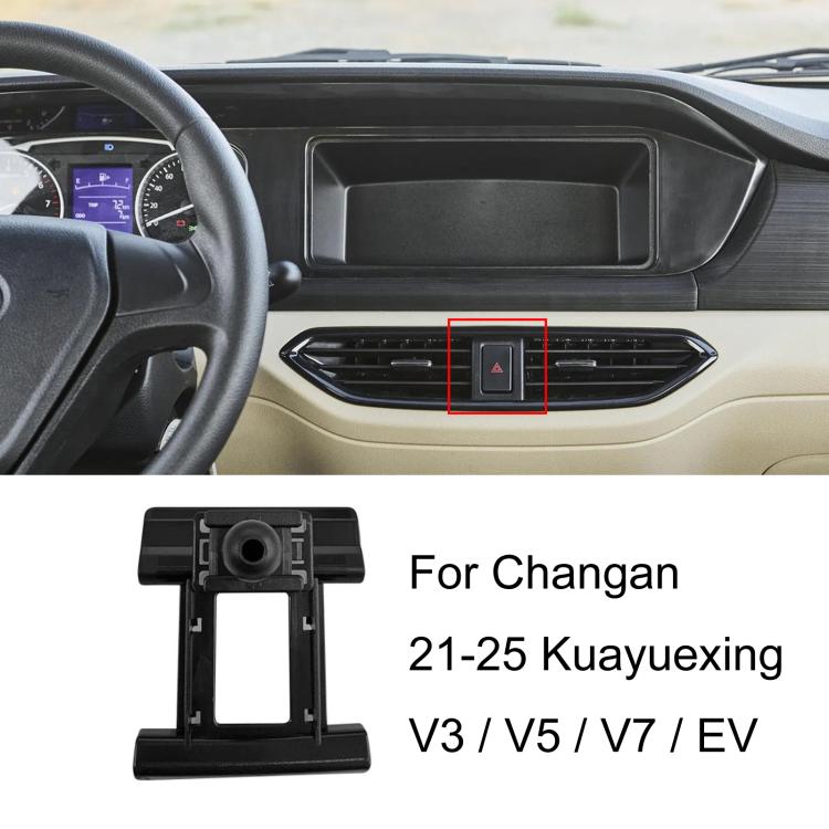 Per base di supporto per telefono da auto Changan con guida a sinistra, 20-21 BenBen E-Star Dual Screen Navigation Version, 20-22 Raeton CC / 18-20 Ruicheng CC, 20-22 UNI-T, 20-22 Star 5 / 19-21 Shenqi T10, 21-22 Oshan X5, 21 Eado / 20-22 Eado Plus    ...