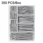 Kit assortimento di chiodi per appendere quadri, 350 pezzi/scatola, 5 misure, set di chiodi per ferramenta