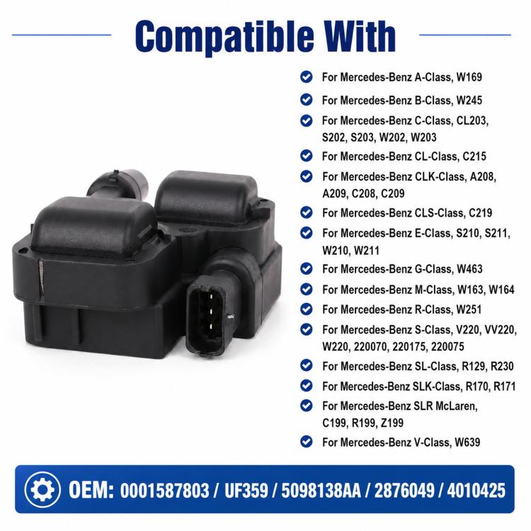 Bobine di accensione per Mercedes-Benz 0001587803 / UF359 / 5098138AA / 2876049 / 4010425