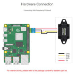Sensore di distanza laser TOF Waveshare UART, 0,02–5 m - immagine 6