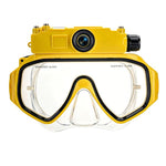 Videocamera d'azione HD FSD191 con occhialini da immersione 15M e connettività Wi-Fi per snorkeling, nuoto, foto e video.