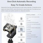 Braccio robotico desktop 3+1 DOF con controllo wireless e base rotante 360°