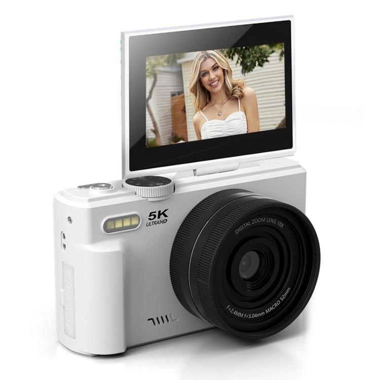 Videocamera digitale WD08 HD 5K con sensore CCD da 75 MP e Wi-Fi