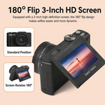 Videocamera digitale WD08 HD 5K con sensore CCD da 75 MP e Wi-Fi