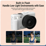 Videocamera digitale WD08 HD 5K con sensore CCD da 75 MP e Wi-Fi