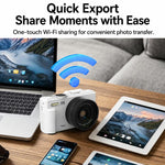 Videocamera digitale WD08 HD 5K con sensore CCD da 75 MP e Wi-Fi