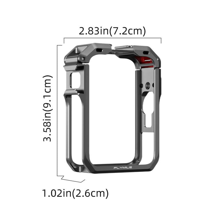 Gabbia protettiva per fotocamera DJI Osmo 360 II con copriobiettivo