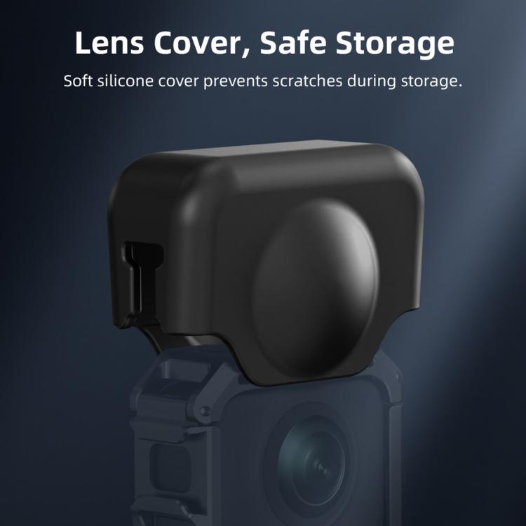 Gabbia protettiva per fotocamera DJI Osmo 360 II con copriobiettivo