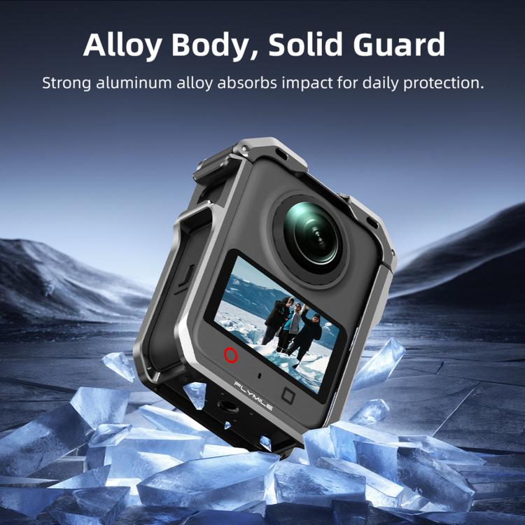 Gabbia protettiva per fotocamera DJI Osmo 360 II con copriobiettivo