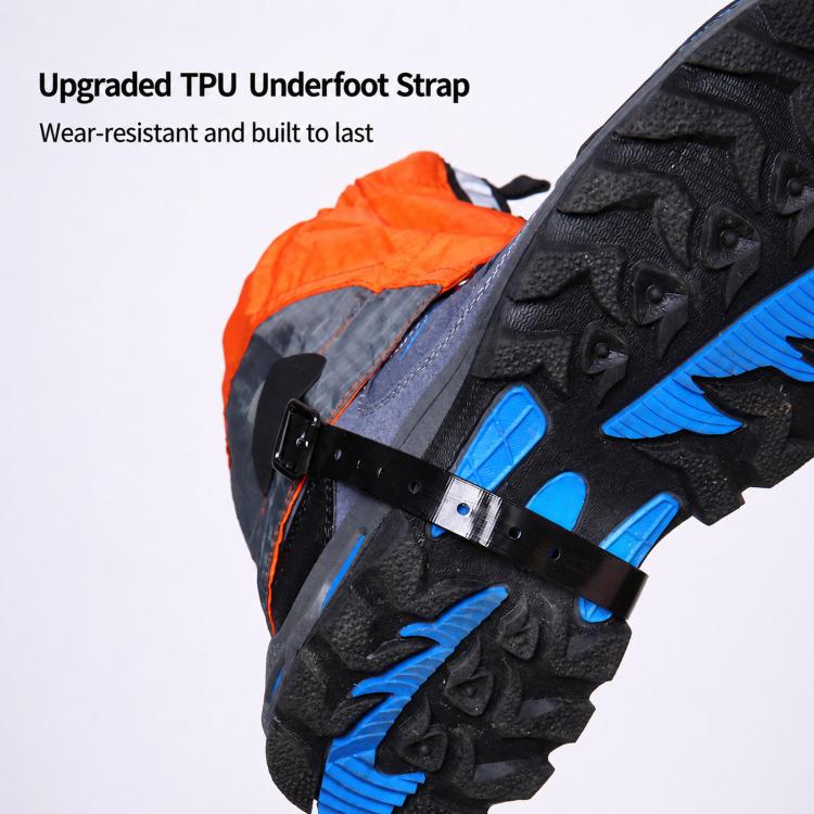 1 paio di copriscarpe AOTU AT8917 con striscia riflettente per alpinismo, escursionismo, impermeabili, da neve e sabbia, ideali per il deserto.