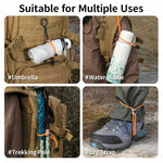 AOTU AT8729 Cinghie elastiche regolabili per zaino, ideali per bastoncini da trekking, borraccia e borsa da escursionismo.