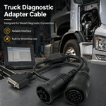 Cavo diagnostico ET4 per autocarri diesel, codice 457-6114, per interfacce Caterpillar/Cummins/Deutsch.