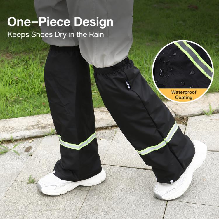 1 paio di ghette impermeabili AOTU AT9013, copriscarpe antipioggia regolabili, maniche per leggings antisporco per ciclismo e giardinaggio., M, L, XL
