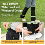 1 paio di ghette impermeabili AOTU AT9013, copriscarpe antipioggia regolabili, maniche per leggings antisporco per ciclismo e giardinaggio., M, L, XL