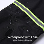 1 paio di ghette impermeabili AOTU AT9013, copriscarpe antipioggia regolabili, maniche per leggings antisporco per ciclismo e giardinaggio., M, L, XL