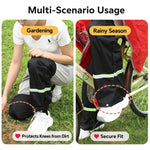 1 paio di ghette impermeabili AOTU AT9013, copriscarpe antipioggia regolabili, maniche per leggings antisporco per ciclismo e giardinaggio., M, L, XL