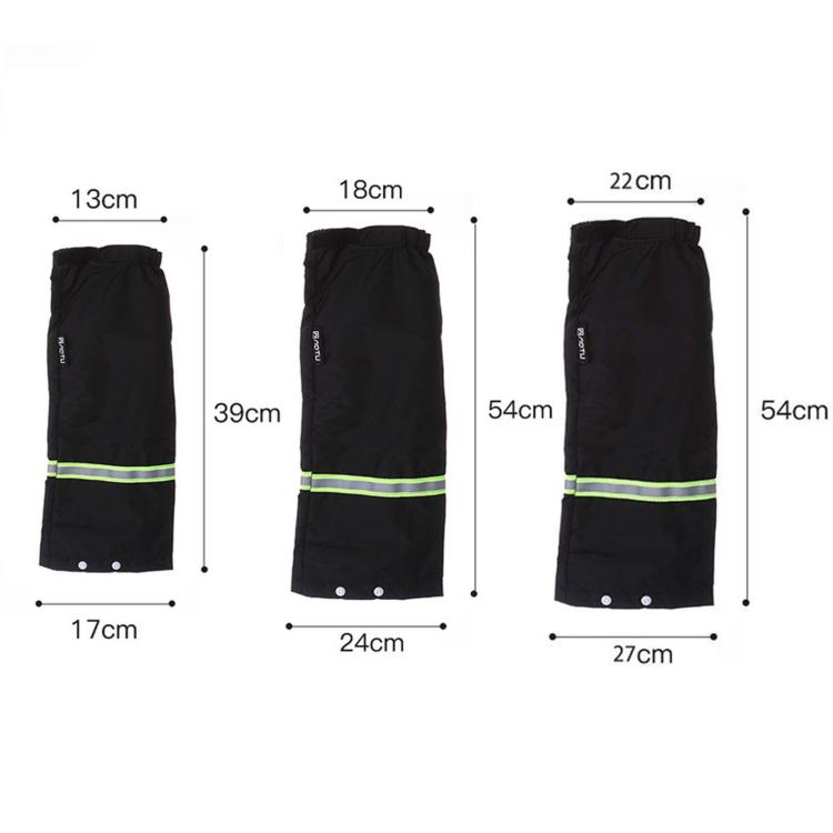1 paio di ghette impermeabili AOTU AT9013, copriscarpe antipioggia regolabili, maniche per leggings antisporco per ciclismo e giardinaggio., M, L, XL