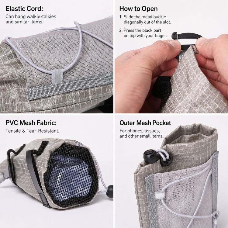 Zaino AOTU AT8017 con tracolla, porta borraccia e tasca frontale in rete per escursionismo all'aperto., Black, Army Green, Orange, Gray, With Crossbody Strap Black, With Crossbody Strap Army Green, With Crossbody Strap Orange, With Crossbody Strap Gray