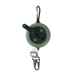 AOTU AT6717-A Stendibiancheria portatile retrattile da 4,1 m con 41 fori per appendere, antivento.