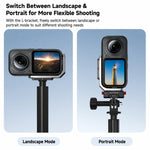 Adattatore sgancio rapido Flymile L-Plate per Insta360 X6