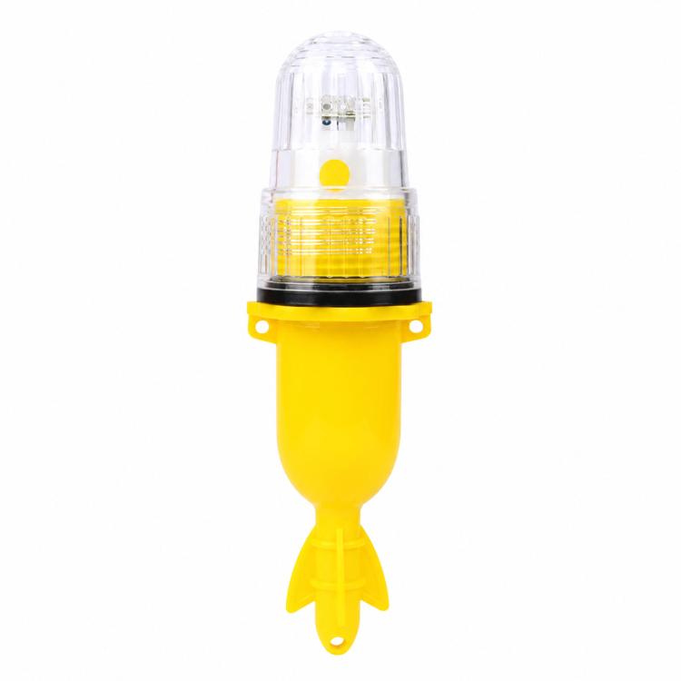 Luce LED per segnalatore di rete da pesca, impermeabile, con luce stroboscopica controllabile, per boa marina.