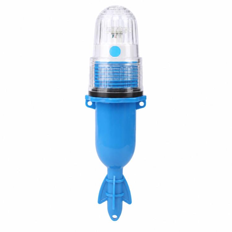 Luce LED per segnalatore di rete da pesca, impermeabile, con luce stroboscopica controllabile, per boa marina.