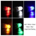 Luce LED per segnalatore di rete da pesca, impermeabile, con luce stroboscopica controllabile, per boa marina.