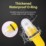 Luce LED per segnalatore di rete da pesca, impermeabile, con luce stroboscopica controllabile, per boa marina.