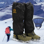 1 paio di ghette da sci impermeabili AOTU AT8903, foderate in pile caldo, ideali per escursionismo e neve., AT8903