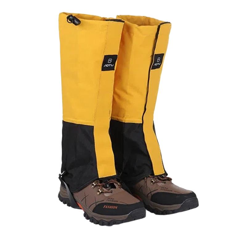 1 paio di ghette da trekking impermeabili AOTU AT8908, ghette da neve regolabili con cinturino in TPU per escursionismo e caccia all'aperto.