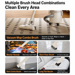 Aspirapolvere a bidone con funzione lavapavimenti 600W 20KPa con filo, UK Plug, US Plug, EU Plug
