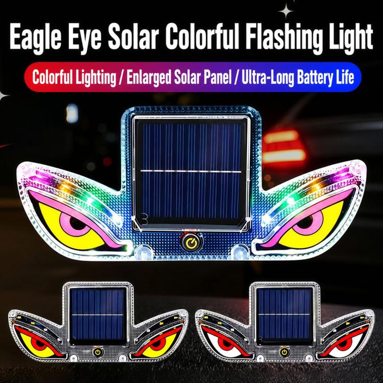 Faro stroboscopico di segnalazione Eagle Eye a energia solare, wireless RGB, lampeggiante di emergenza anticollisione., Screw Bracket Red & Yellow, Adhesive Red & Yellow, Magnetic Red & Yellow, Screw Bracket Red & White, Adhesive Red & White           ...