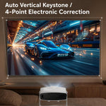 Proiettore YM05 1080P Home Auto Focus con supporto 4K e plug vari