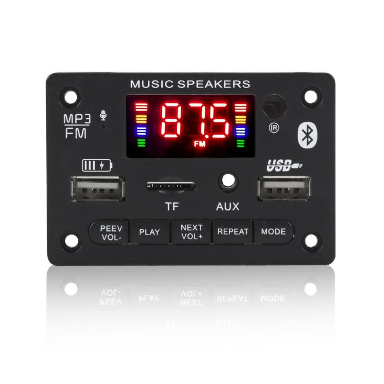 2 schede di decodifica Bluetooth da 40 W, scheda madre con schermo a colori da 12 V con amplificatore per la registrazione delle chiamate.