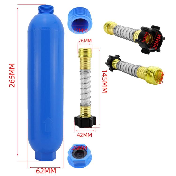 Cartuccia filtro per camper con connettore per tubo da giardino, 2pcs /Set