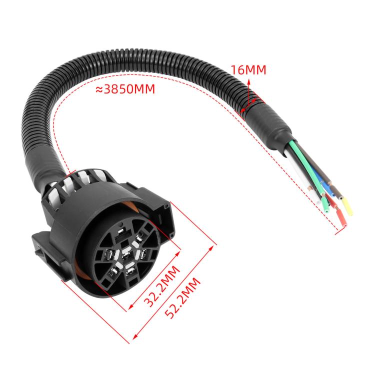 Kit di connettori per cablaggio di retrofit per rimorchio a 7 pin, CP-1129, CP-1130